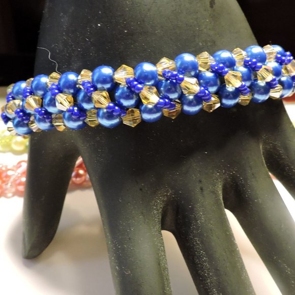 Sparkling Bracelets with bead clasp .. SB4 - Picture 5 of 16